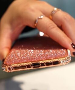 2020 Newest Crystal bling Anti-fall Border Case for iPhone