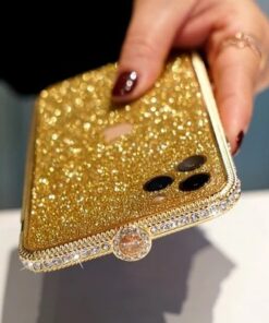 2020 Newest Crystal bling Anti-fall Border Case for iPhone