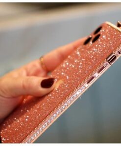 2020 Newest Crystal bling Anti-fall Border Case for iPhone