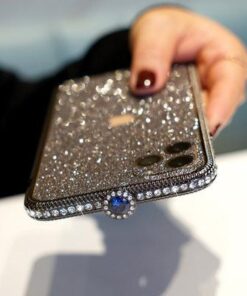 2020 Newest Crystal bling Anti-fall Border Case for iPhone