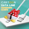 Cartoon Data Line Protective Sleeve（3pcs）