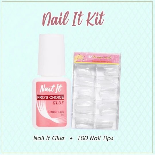 NailIt™ UV-free Nail Extension Kit (100 Tips)
