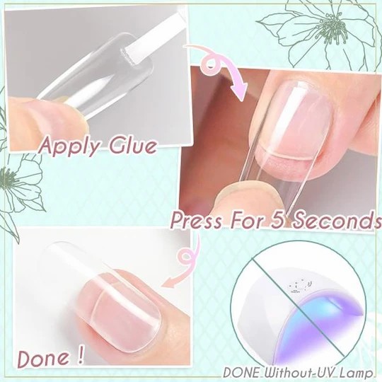 NailIt™ UV-free Nail Extension Kit (100 Tips)