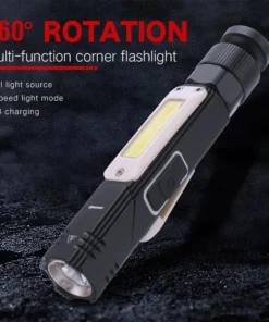 Multifunctional 360-degree Magnet Anti-fall Flashlight
