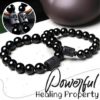 Anti-Swelling Black Obsidian Armband