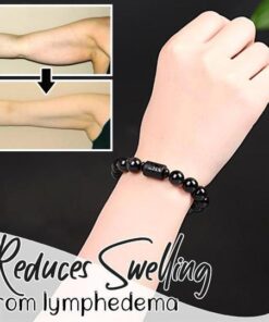 Anti-Swelling Black Obsidian Bracelet