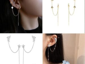 Rhinestones Ear Wrap Accessory