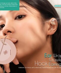 (50% ΕΚΠΤΩΣΗ) Ear Wrap Crawler Hook Earrings