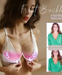 LaxChic™ Breathy Front Buckle Lace Bra