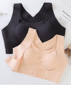 Seamless nga Front Buckle Support Bra