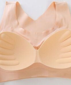 Seamless Front Buckle Support Bra