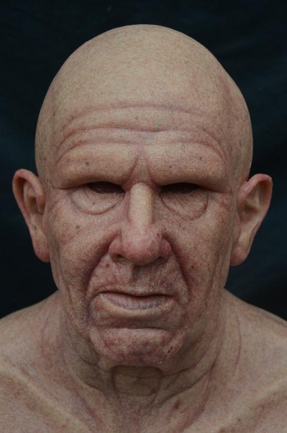 Hyper Realistic Old Man Skin Mask Wowelo
