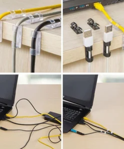 Finisher Wire Clamp, Transparent / 20pcs or 60pcs