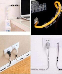 Finisher Wire Clamp, Transparent / 20pcs or 60pcs