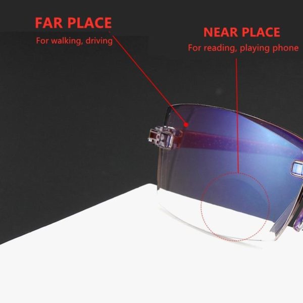 Γυαλιά ανάγνωσης διπλής χρήσης FoldFlat™ Sapphire Far & Near