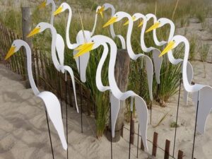 Swirl Bird-a whimsical and dynamic bird that spins with the slight garden breeze