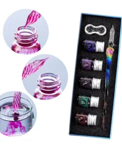 Majestic Crystal Glass Pen Handcrafted