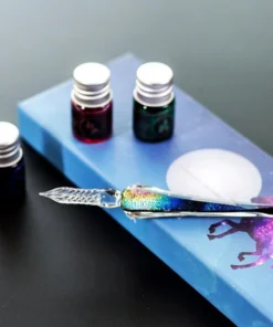 Majestic Crystal Glass Pen Handcrafted