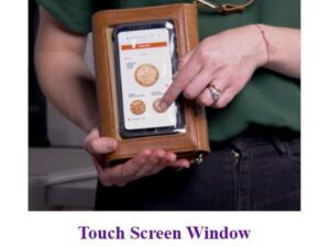 Clean and Safe Touch Screen Wallet