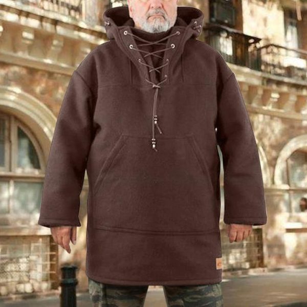 Men's Wool Anorak Outdoor Jacket