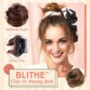 Bun desordenat amb clip de Blithe™