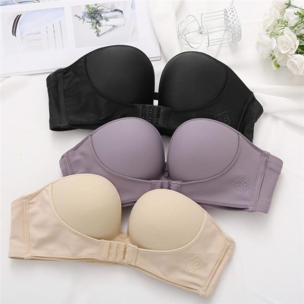 ʻO MangoLift Luxelift Strapless Front Push Up Bra