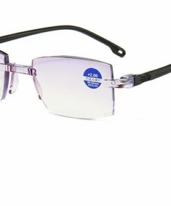FoldFlat Sapphire High Hardness Anti-Blue Progressive Far And Near Dual-Use Reading Glasses
