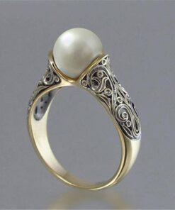 Elegant Natural Pearl Ring