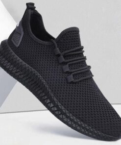 2021 Mesh Vulcanized Shoes para sa Mga Lalaki Glitch Needle Sneakers