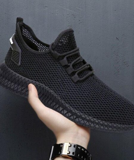 2021 წლის ბადისებრი ვულკანიზებული ფეხსაცმელი მამაკაცის Glitch Needle Sneakers