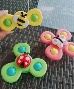 Cute Cartoon Suction Cup Spinner Toy
