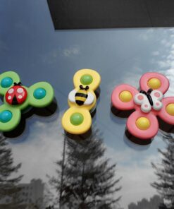Cute Cartoon Suction Cup Spinner Toy