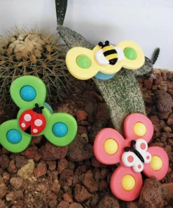 Cute Cartoon Suction Cup Spinner Toy