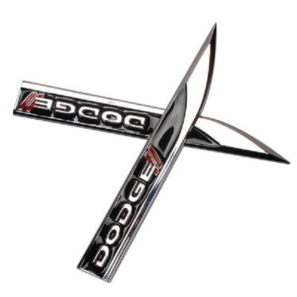 Leaf Metal Car Sticker(2PCS)