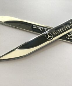 Leaf Metal Car Sticker(2PCS)