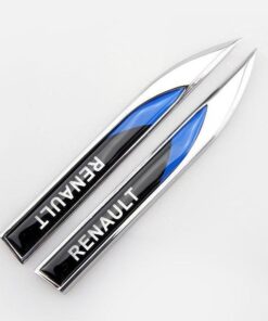 Leaf Metal Car Sticker(2PCS)