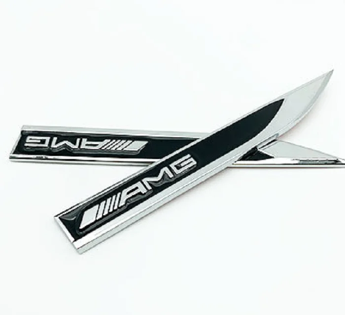 Leaf Metal Car Sticker(2PCS)