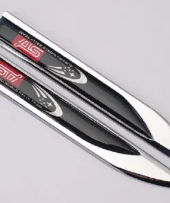 Leaf Metal Car Sticker(2PCS)