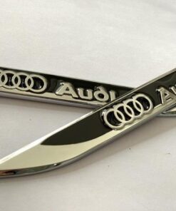 Leaf Metal Car Sticker(2PCS)