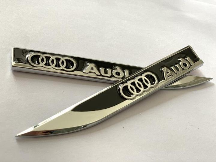 Leaf Metal Car Sticker(2PCS)