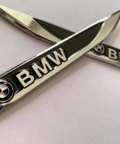 Leaf Metal Car Sticker(2PCS)