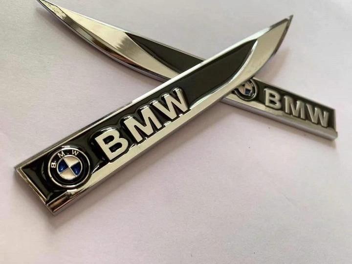 Leaf Metal Car Sticker(2PCS)