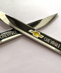 Leaf Metal Car Sticker(2PCS)