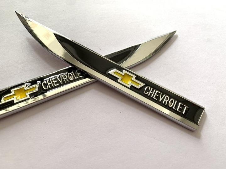 Leaf Metal Car Sticker(2PCS)