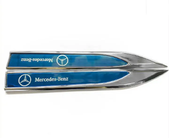 Leaf Metal Car Sticker(2PCS)