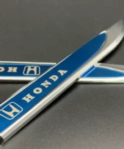 Leaf Metal Car Sticker(2PCS)