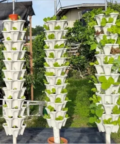 (🌼Plant Festival Special 50% OFF)-Stand Stacking Planters Strawberry Planting Pots