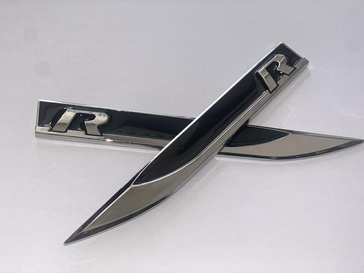 Leaf Metal Car Sticker(2PCS)