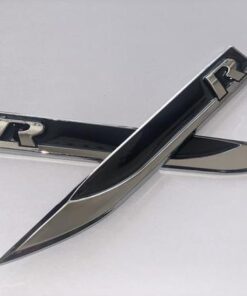 Leaf Metal Car Sticker(2PCS)