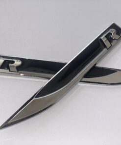 Leaf Metal Car Sticker(2PCS)